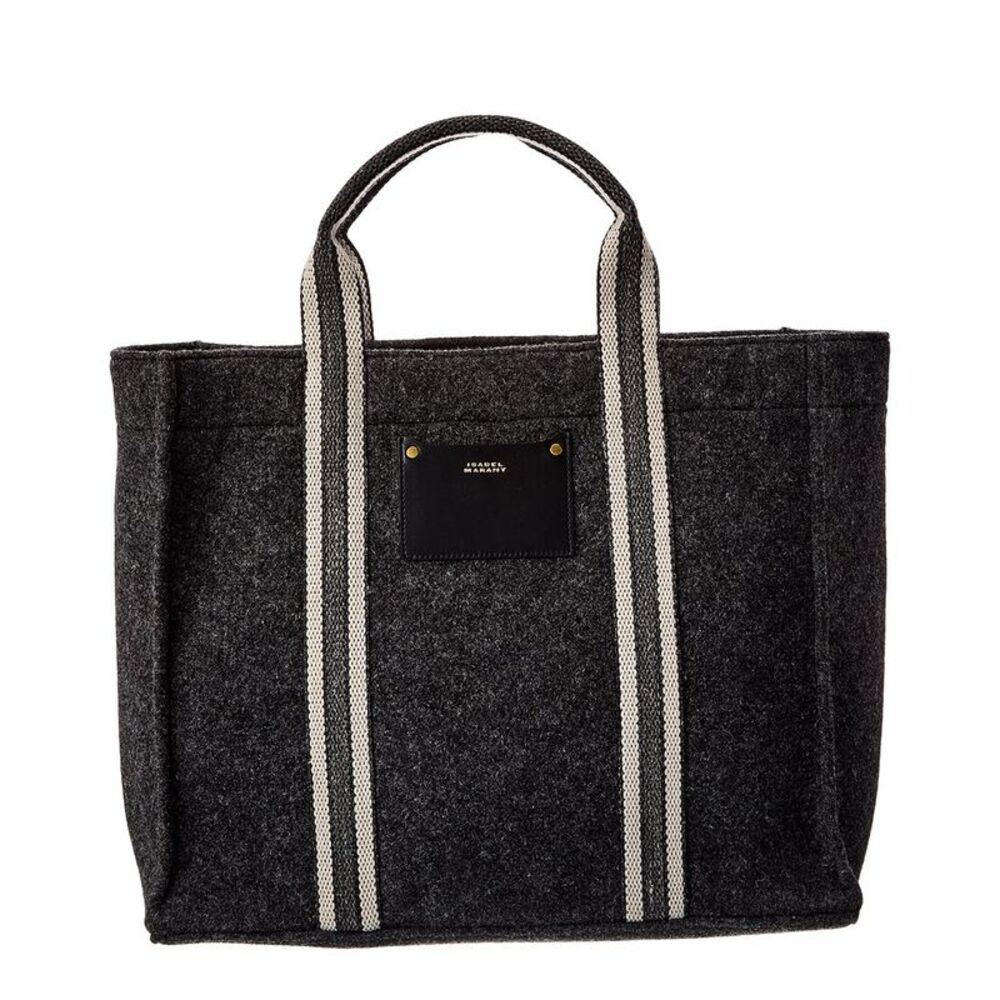Isabel Marant Aruba E/W Felt Tote, Grey
